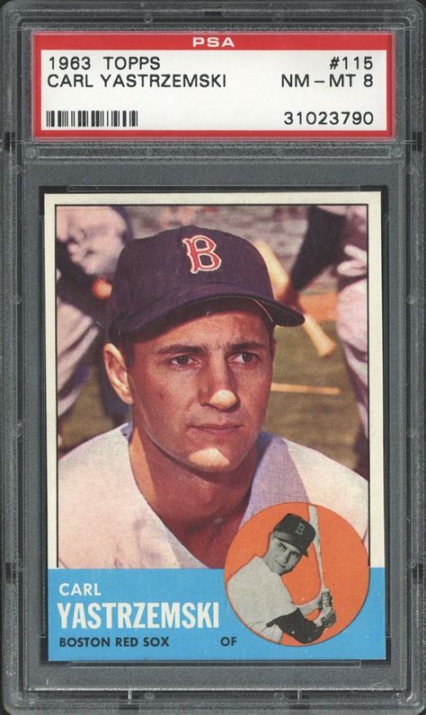 Carl Yastrzemski Topps Base Price Guide Sports Card Investor