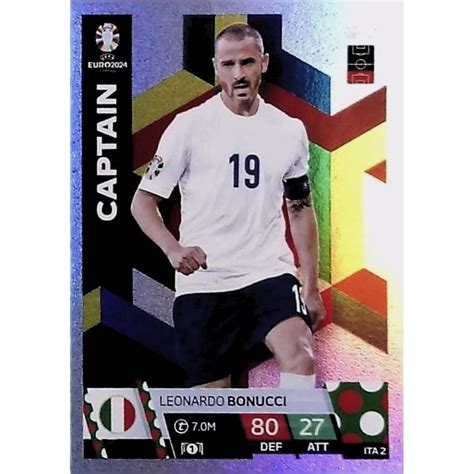 Offer Cards Leonardo Bonucci Captain Topps Euro 2024 Match Attax