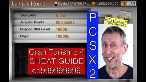 Guide How To Cheat Hack Pcxs Gran Turismo Youtube