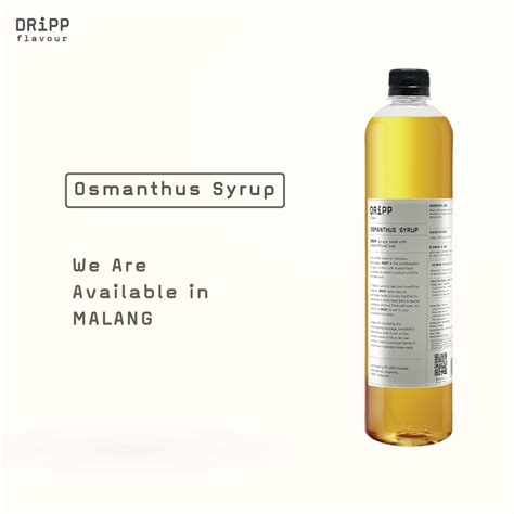 Jual DRIPP OSMANTHUS SYRUP SIRUP RASA OSMANTHUS PREMIUM 760ML