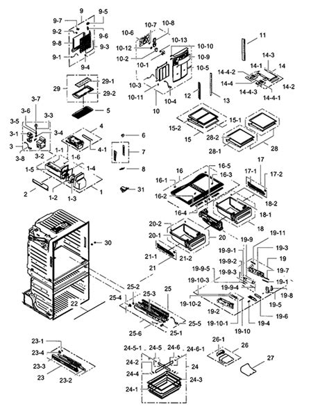 Samsung Rf4287harsxaa 02 Refrigerator Partswarehouse