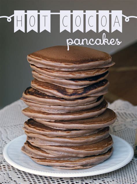 Hot Cocoa Pancakes Recipe Delishably