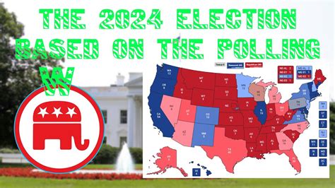 THE 2024 Election POLLING MAP RCP AVERAGE YouTube