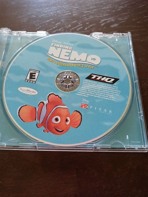 Disney Pixar Finding Nemo Underwater World Of Fun Pc Mac Cd Rom