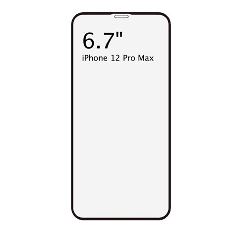 Стекло защитное iPhone 12 Pro Max (6.7") без упаковки | Запчасти ...
