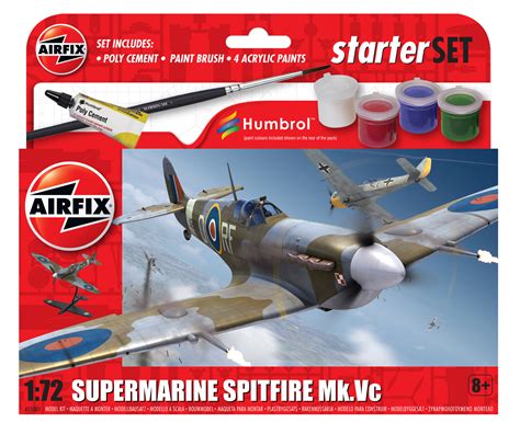 Airfix Supermarine Spitfire Mk Vc Starter Set At Mighty Ape NZ