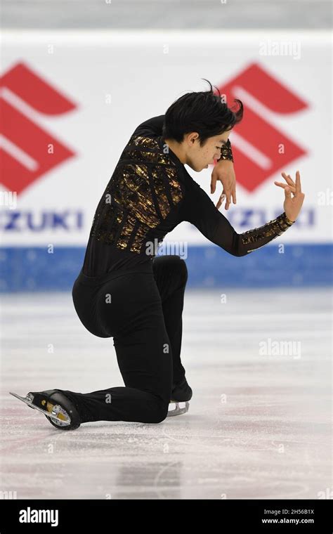 Yuma Kagiyama Japan During Men Free Skating At The Isu Grand Prix Of