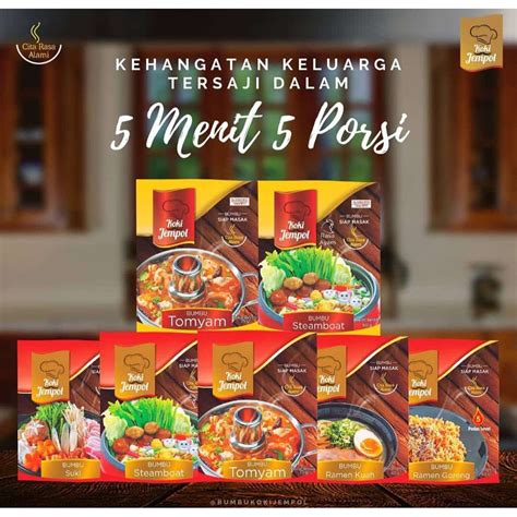 Jual Koki Jempol Aneka Bumbu Instant Steamboat Ramen Bakso Suki