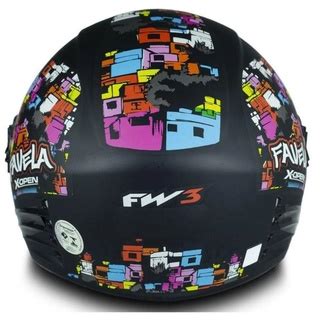 Capacete Fw Aberto X Open Favela Shopee Brasil