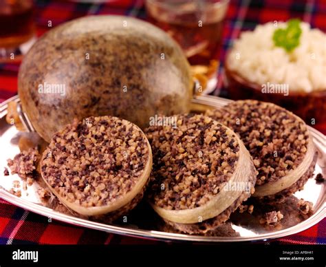 SCOTTISH HAGGIS / BURNS NIGHT Stock Photo - Alamy