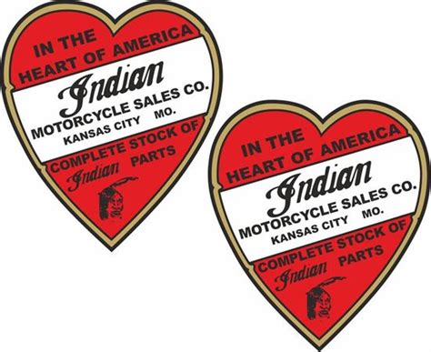 Zen Graphics - Indian Motorcycles - Kansas City Dealer Decals / Stickers