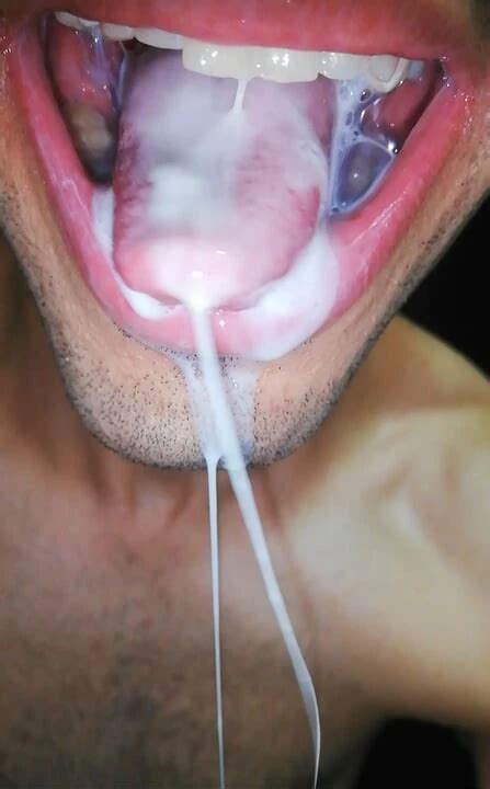Cum In My Mouth Play With Your Cum And Swallow It Close Up Naughty Gay Tongue Sloopy Xhamster