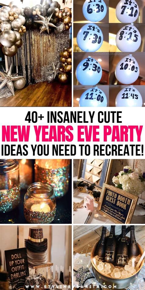 40+ Insanely Cute New Years Eve Party Ideas You Need To Recreate! | New ...