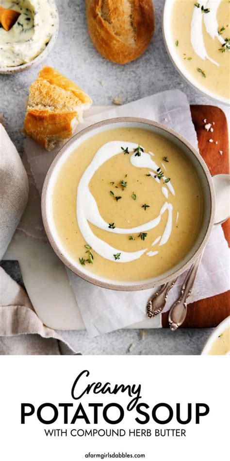 The Best Creamy Potato Soup Recipe L A Farmgirls Dabbles