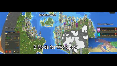 3 Mods For Worldboxclass Sistemmodern Buildings And Bigger Empires