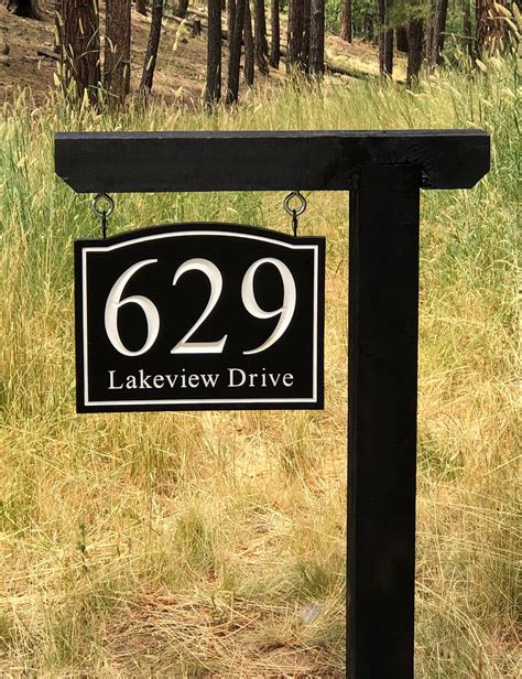 Discover 77 End of Driveway Ideas/house Signs and Address Signs for