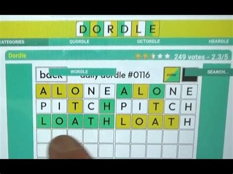 How to Play Dordle - The Great Wordle Like Game - Step by Step Instructions - Tutorial ...