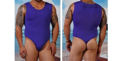 Aussie Togs Mens Thong Full Back One Piece