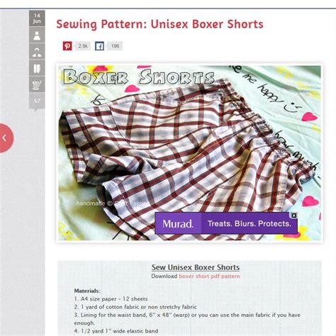 9 Free Sewing Patterns For Boxers And Men S Underwear