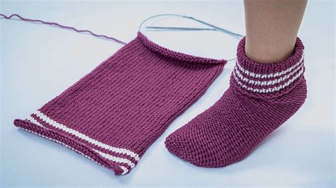 Knitted Socks With One Swatch Easily And Simply Even A Beginner Can