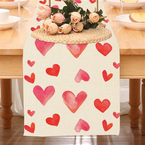 Chailin Valentine S Day Table Flag Doll Pattern Home Decoration