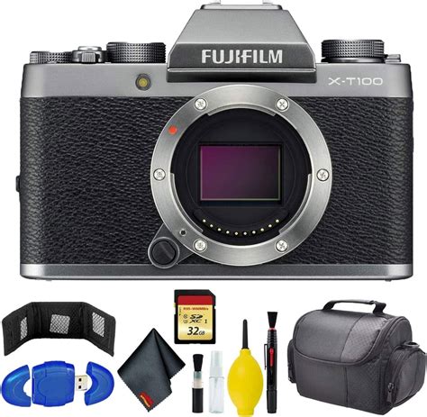 Amazon Fujifilm X T Mirrorless Digital Camera Body Only Dark