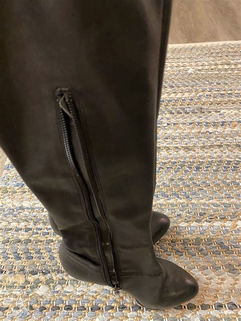 Guess Over The Knee Super High Heel Black Boots Super Sexy Size 5 Ebay