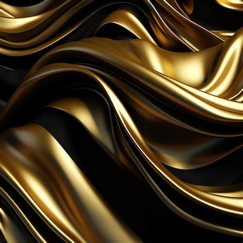 Premium AI Image | Golden abstract background