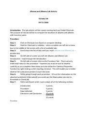 Comparing Reactions of Alkanes and Alkenes with Bromine Water | Course Hero