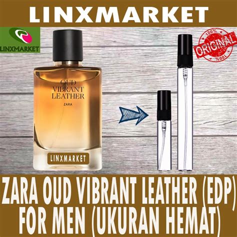 Jual Zara Oud Vibrant Leather Edp Eau De Parfum For Men Ukuran Hemat