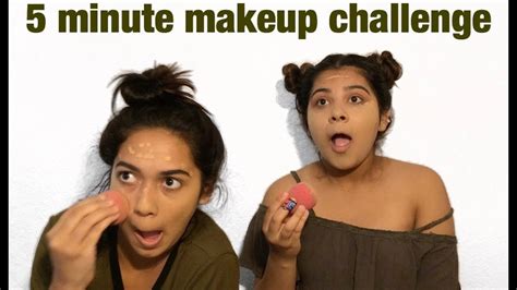 5 Minutes Makeup Challenge Youtube