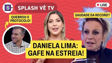 DANIELA LIMA Tem Gafe Na ESTREIA Na GLOBONEWS Ana Maria Na