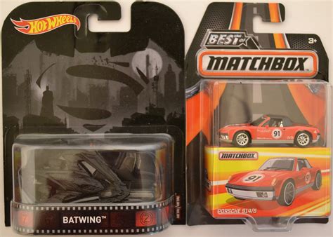 Hot Wheels Cars Bundle Batwing Retro Series Mbx Porsche Best Of Matchbox Series