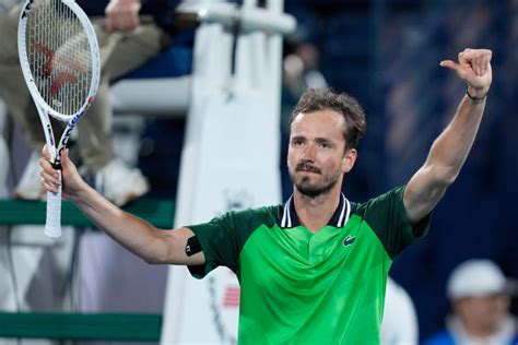 Daniil Medvedev Returns From Extended Break With Tough Win At Dubai