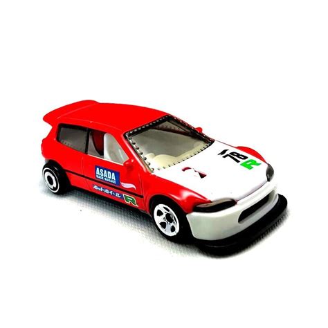 Masinuta Metalica Hot Wheels Honda Civic Custom Rosu Emag Ro