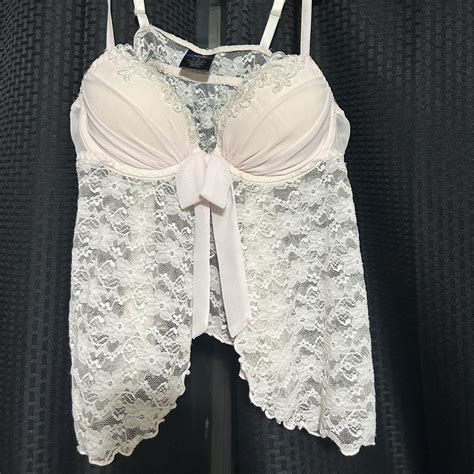 Pretty Detailed Lace Lingerie Top Lace Lingerie Depop