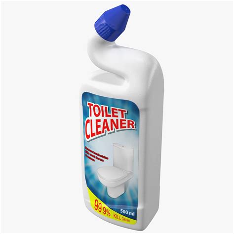 Toilet Bowl Cleaner With Clearing Tools Collection 3D Model 49 3ds