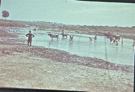 Agfacolor Farbdia Soldaten Beim Nackt Nude Baden Russland Fd Eur Picclick De