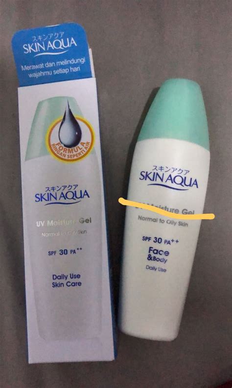 Skin Aqua Uv Moisture Milk Kesehatan Kecantikan Kulit Sabun