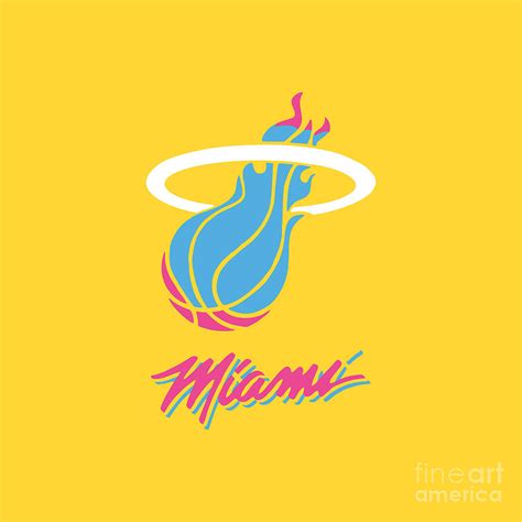 Miami Heat Logo Step Step Draw