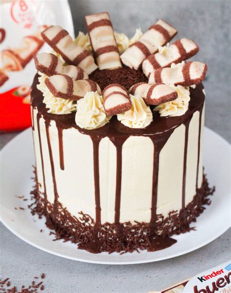 White Kinder Bueno Cake Sims Home Kitchen