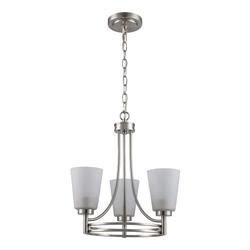 Patriot Lighting Bandar Brushed Nickel Light Chandelier At Menards