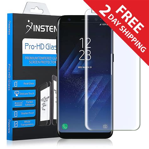 For Samsung Galaxy S8 Screen Protector By Insten Clear Tempered Glass