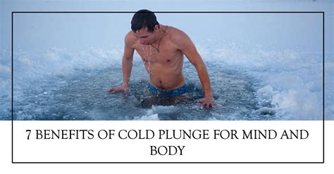 Benefits Of Cold Plunge For Mind And Body Lead Grow Develop