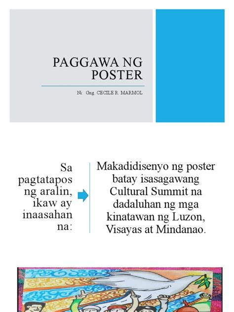 Sa Paggawa NG Poster | PDF