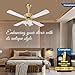 Buy Crompton Uranus Mm Inch Decorative Ceiling Fan With