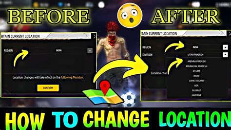 HOW TO CHANGE WEAPON GLORY LOCATION IN FREE FIRE HOW TO CHANGE STATE