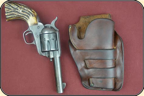 Rare Hh Heiser Sheriffs Model Colt Sa Holster 4 Inch Barrel