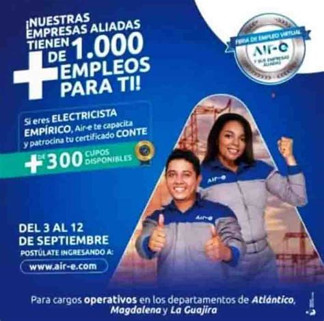 Air E Ofrece Mil Vacantes En Feria Virtual De Empleo Canal Tv Costa