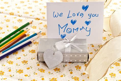 We Love You Mommy stock image. Image of momma, pencils - 14059943